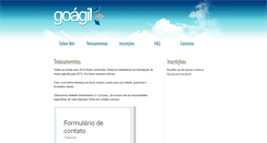 Desktop Screenshot of goagil.com.br